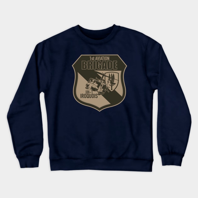 1st Aviation Brigade Crewneck Sweatshirt by TCP